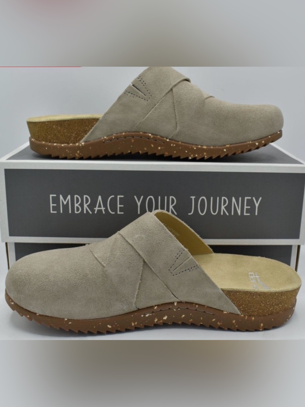 Dansko Daniella Casual Slip-On Shoes, Taupe Suede-Sz EU37-WUS 6.5/7